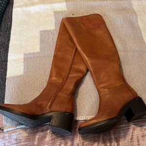 Franco Sarto boots- have stain at top.